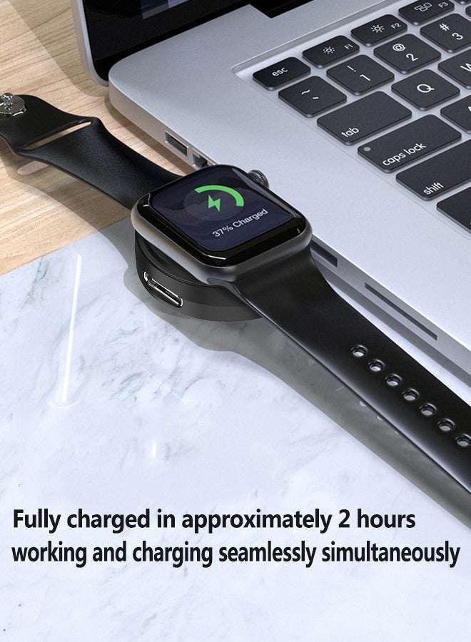 Portable Magnetic Wiriless USB A Charger for Apple Watch Ultra Se Series 9 8 7 SE 6 5 4 3,Car iWatch Charging,Airplane Travel Gadgets Gear Essentials Accessories - Image 5