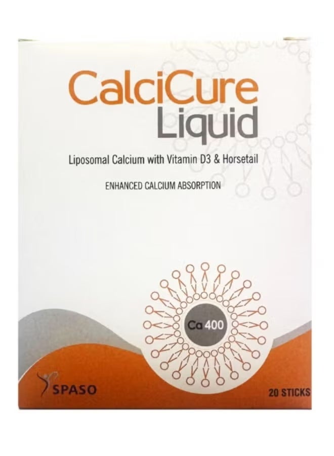CALCICURE LIQUID 10ML STICKS 20S