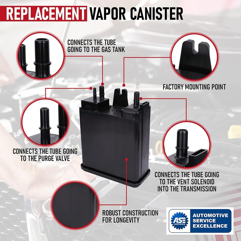 AA Ignition Vapor Canister - Replaces 22963841, 911-199, 12573649 - Compatible with Cadillac, Chevy, GMC and Hummer Vehicles - 5.3L, 6.0L, 6.2L - 2004-2016 - Escalade, Avalanche, Suburban 1500, Yukon XL 1500, H2 - Image 4