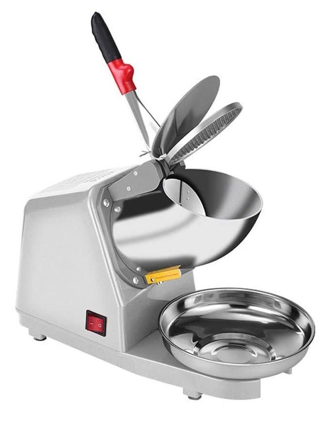 ET-LIFE Electric Ice Crusher Machine Electric Shaved Ice Machine Smoothie Machine for Home and Commercial - Image 1