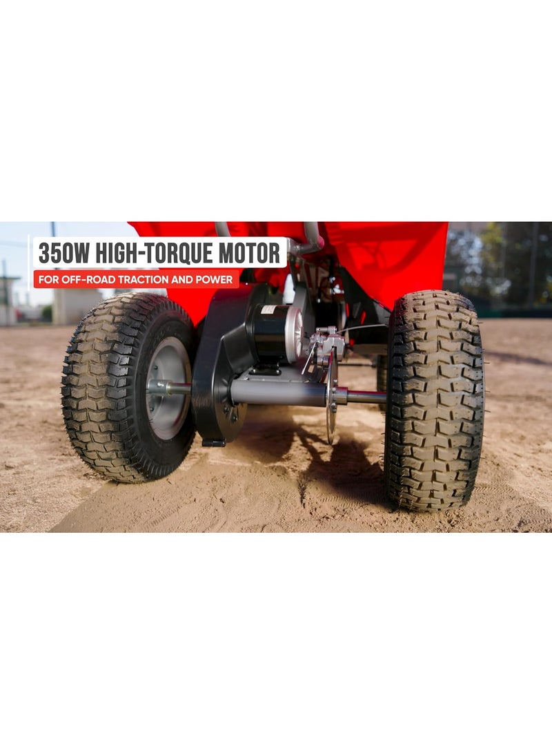 Razor Dirt Quad Red 13Km/Hr | Kids Ages 8 Years+ | Electric Bike | Off-road Quad inspired | With up to 80 minutes of Continuous Use | 24V Rechargable Battery | Outdoor Adventure Multicolour - Image 5