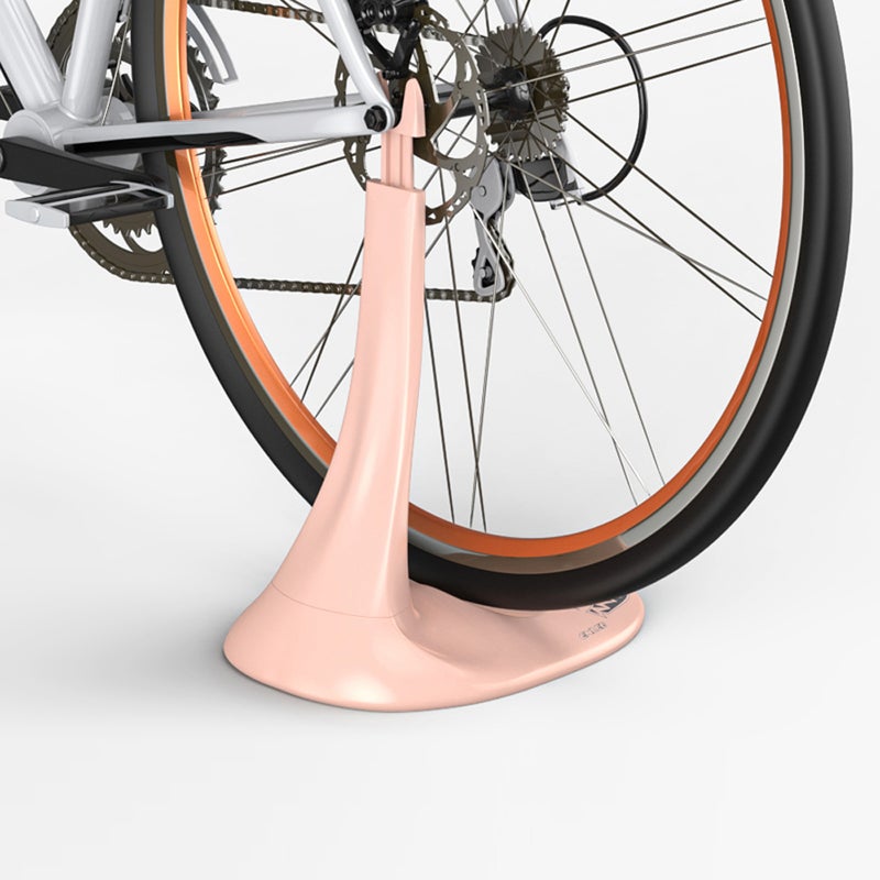 ENLEE Bike Floor Type Parking Rack Hub Mount Bicycle Stand Height Adjustable for MTB Mountain Road Bike - Image 3