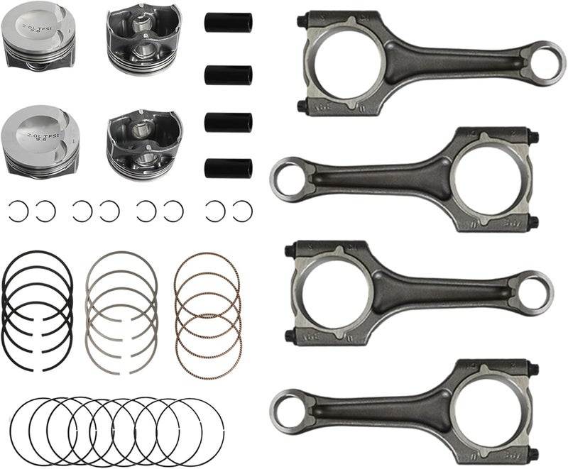YIDEZU Engine Overhaul Timing Chain Kit with Pistons for Audi Q5 VW A4 Jetta 2.0T (2008-2015) - Image 4