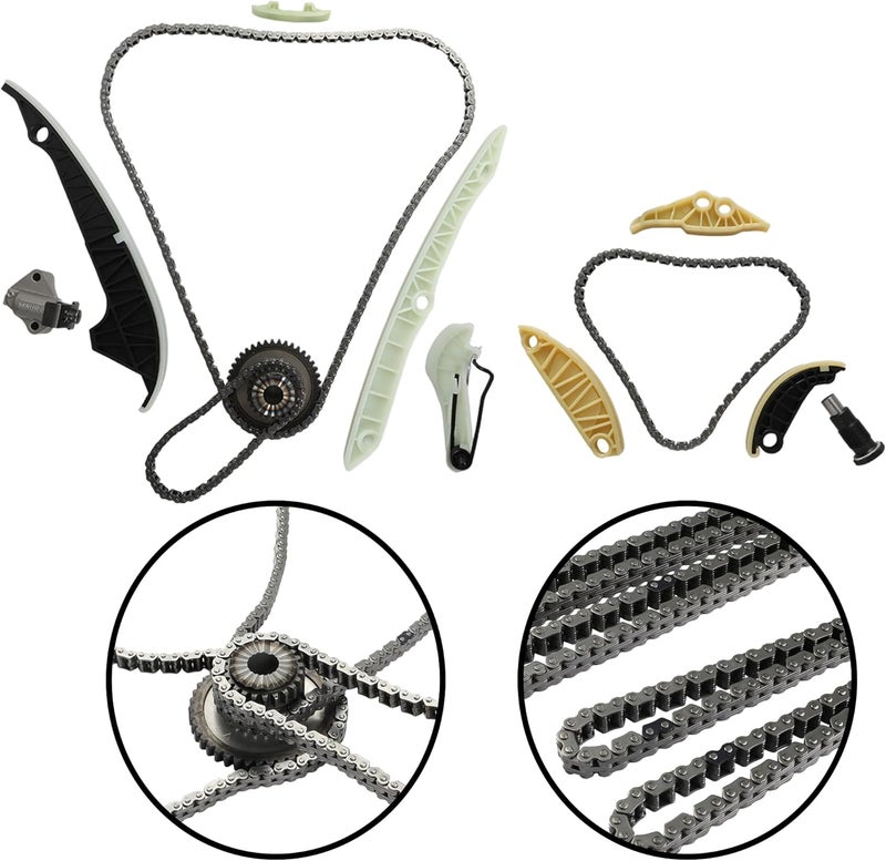 YIDEZU Engine Overhaul Timing Chain Kit with Pistons for Audi Q5 VW A4 Jetta 2.0T (2008-2015) - Image 3