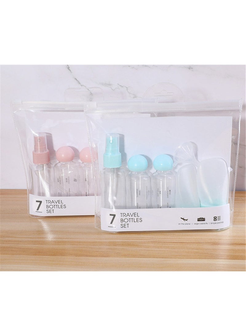 Small Travel Lotion and Cosmetic Leak-Proof Bottle Set - Multicolor - 3764 - Image 1