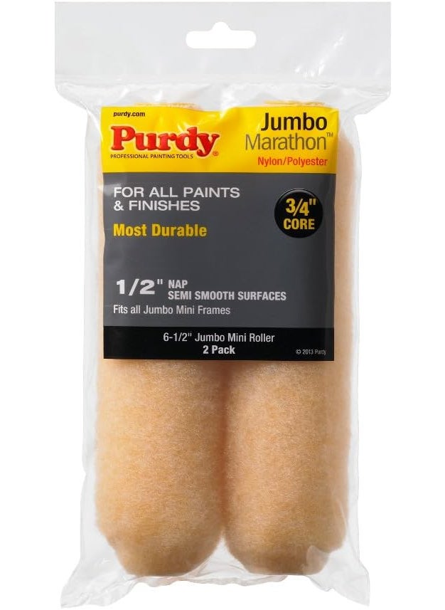 Purdy Purdy 144626063 Marathon Mini Roller Cover Pack 65 x 12 inch White  - Image 1