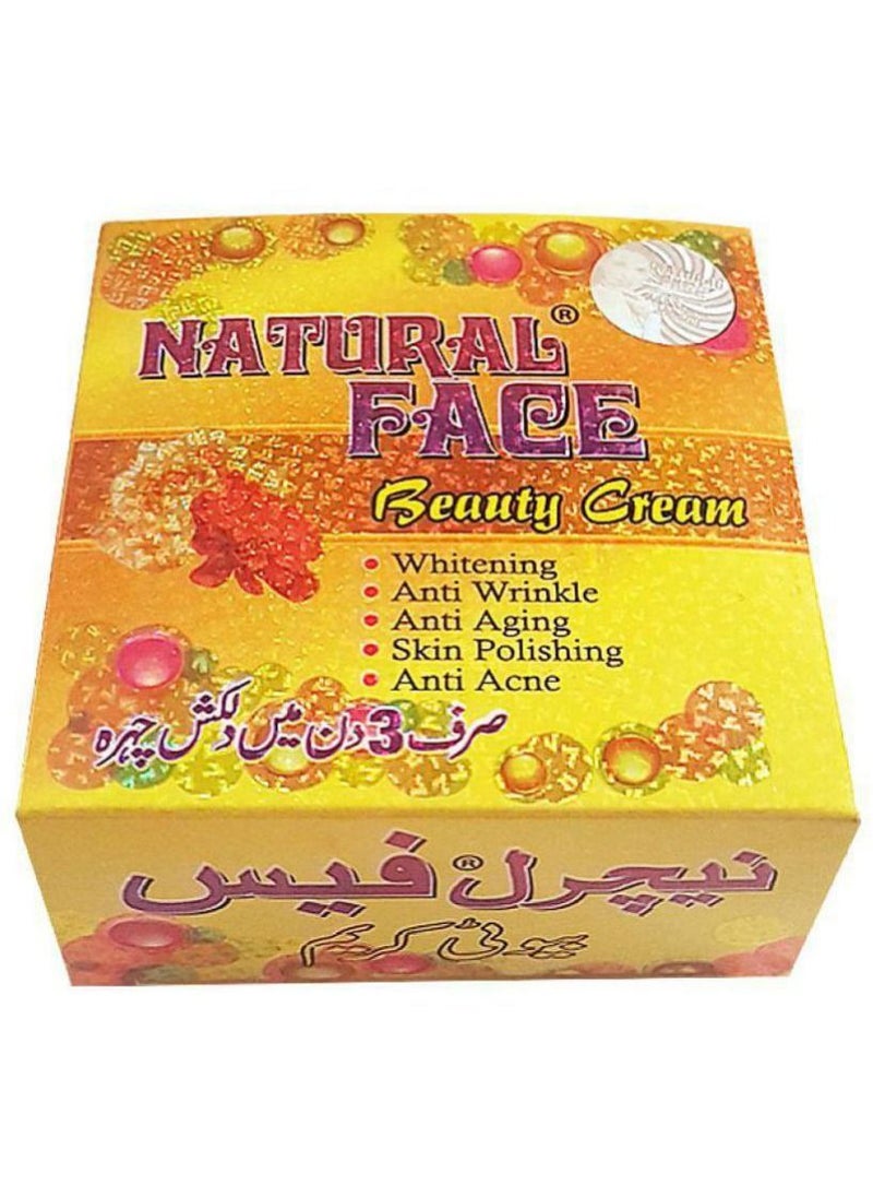 Natural Beauty - Natural Face Beauty Cream 28g - Image 1
