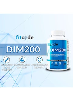 fitcode fitcode, DIM200, Diindolylmethane (DIM), 200 mg, 60 Veggie Capsules  - Image 3