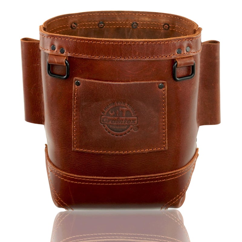 Graintex Nut & Bolt Bag Ambassador Series, Chestnut Brown Color Top Grain Leather, Tool Bag, Tool Belt for Ironworker Tools, Durable and Versatile Nut & Bolt Organizer for Professional Use - AS2585 - Image 1