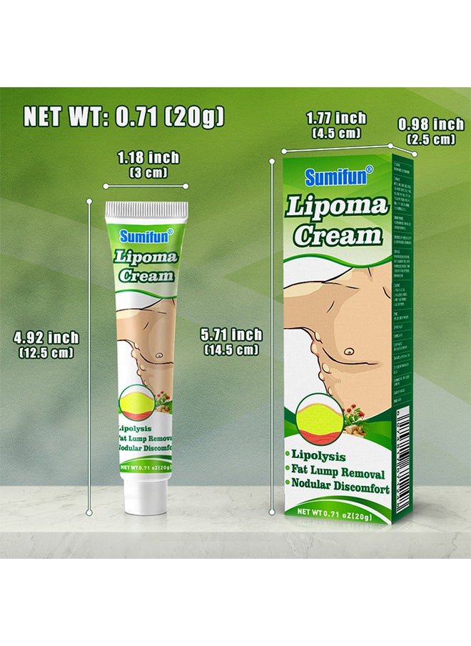 Sumifun - Lipoma Cream, GooLiving AntiHump Lymphcare Ginger Ointment, Underarm And Neck Lymphatic Care Cream, Lymphatic Drainage Cream, Anti-Cellulite Remover Cream - Image 1