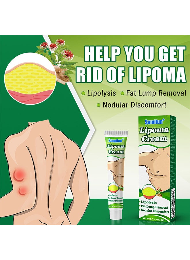 Sumifun - Lipoma Cream, GooLiving AntiHump Lymphcare Ginger Ointment, Underarm And Neck Lymphatic Care Cream, Lymphatic Drainage Cream, Anti-Cellulite Remover Cream - Image 1