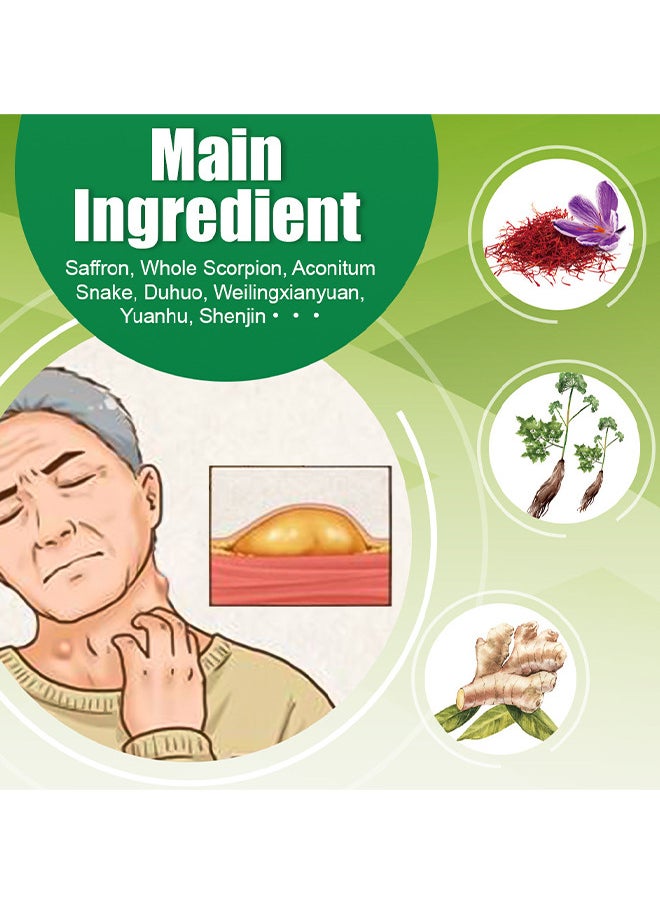 Sumifun - Lipoma Cream, GooLiving AntiHump Lymphcare Ginger Ointment, Underarm And Neck Lymphatic Care Cream, Lymphatic Drainage Cream, Anti-Cellulite Remover Cream - Image 1