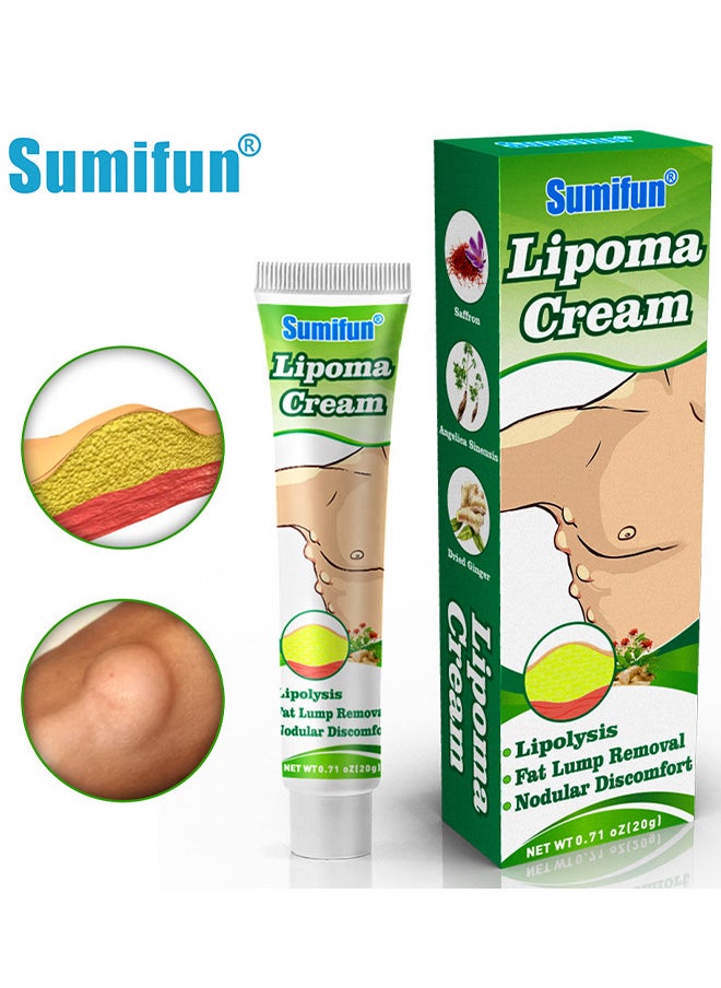 Sumifun - Lipoma Cream, GooLiving AntiHump Lymphcare Ginger Ointment, Underarm And Neck Lymphatic Care Cream, Lymphatic Drainage Cream, Anti-Cellulite Remover Cream - Image 1