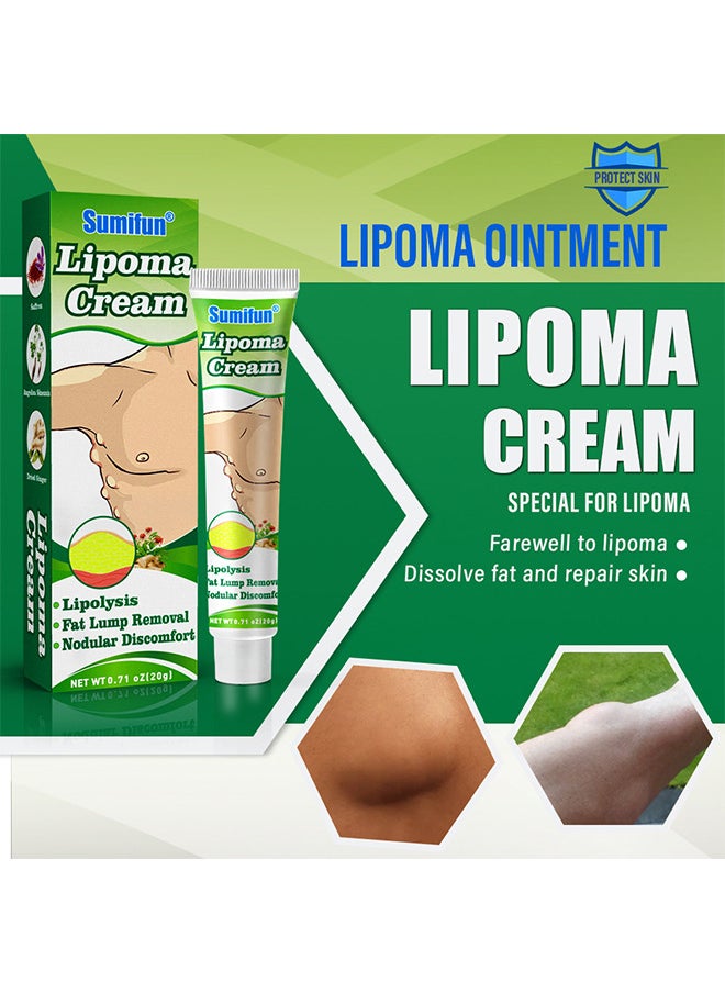 Sumifun - Lipoma Cream, GooLiving AntiHump Lymphcare Ginger Ointment, Underarm And Neck Lymphatic Care Cream, Lymphatic Drainage Cream, Anti-Cellulite Remover Cream - Image 1