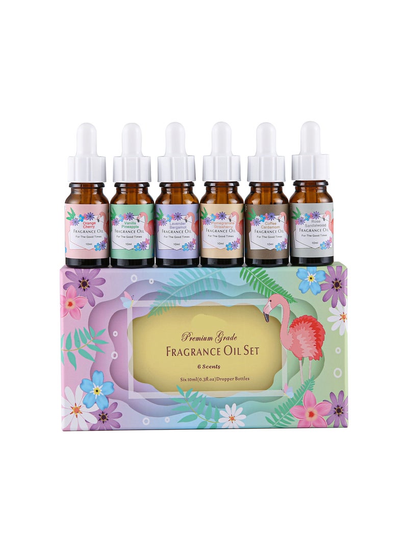 6 قطع/مجموعة، زيت عطري 10 مل لمرطب الهواء، موزع نكهات عطرية، زيوت نباتية طبيعية، عطور نباتية تستخدم لتجديد الهواء أو تخفيف التوتر، مزيج من الروائح - Image 2