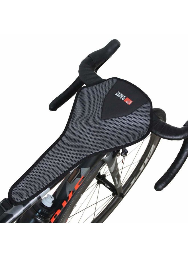 THINKRIDER Bike Sweat Guard Bicycle Trainer Sweat Net Bike Frame Protector Cover Sweat Absorbs Prevent Bicycle from Corrosion for Indoor Cycling Training - Image 1