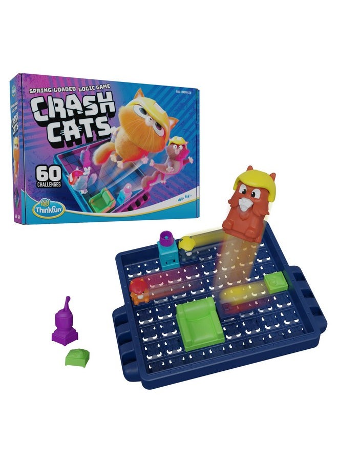 thinkfun ThinkFun Crash Cats: The Super Fun Spring Loaded Logic Game for Children Ages 8+  - Image 1