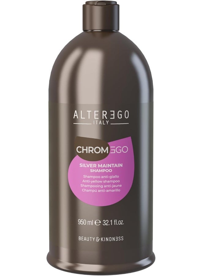 ALTER EGO ChromEgo Silver Maintain Shampoo 950ml - Anti Yellow - Image 1