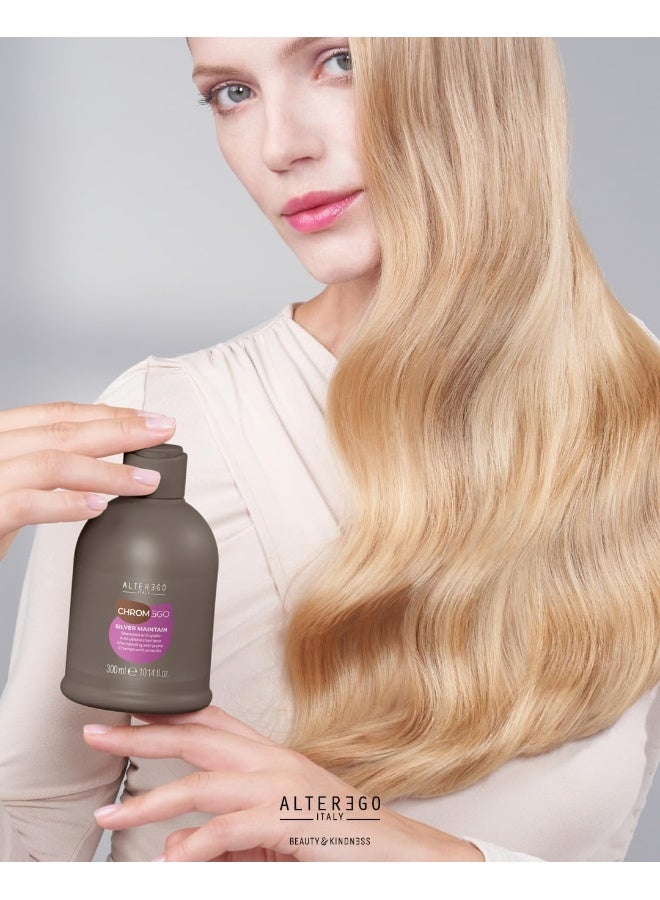 ALTER EGO ChromEgo Silver Maintain Shampoo 950ml - Anti Yellow - Image 2
