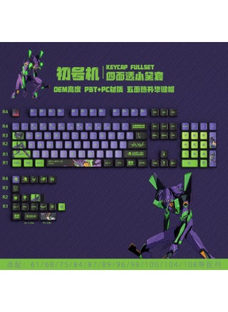 EVA Asuka Transparent Pudding Keycaps Full Set EVA initial number machine four-sided transparent key cap small full set - pzsku/ZAEFA40725A5CE5A4E6BFZ/45/1746205463/2d6026c1-0894-4cc0-b8c3-47632fba85cd
