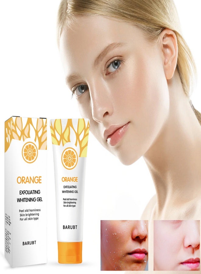 BARUBT Orange Peeling Gel for Face Moisturizing Cleansing - 60ml - Image 3