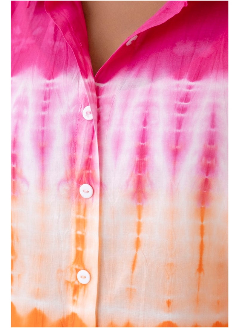 Generic Jenifry Indian Women Cotton Shibori Printed Co-ord Set  - Image 1