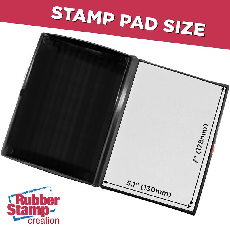 Rubber Stamp Creation Large Premium Dry (No Ink) Stamp Pad - 5" by 7" - Quality Felt Pad - Image 3