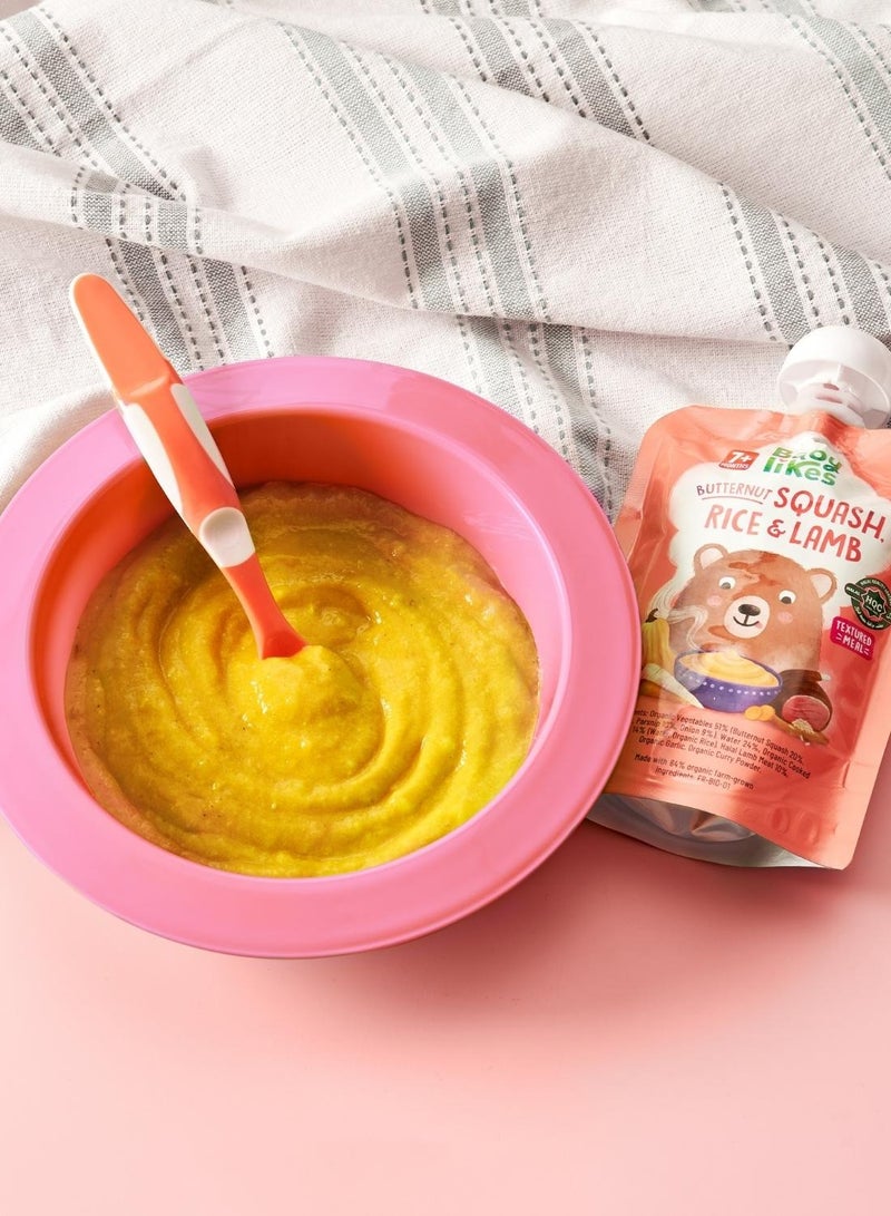 Babylikes - Halal Baby Puree Food Pouch - Butternut Squash, Rice and Lamb - 130 g - 6 Pcs - Image 2