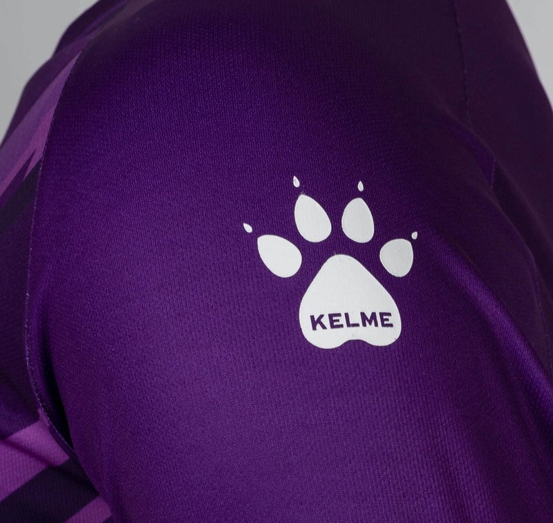 KELME Soccer Goalkeeper Jersey Pro Set Uniform - Padded Goalkeeper Shirt Shorts Socks - Men's Goalie Jersey Adults Kids (Purple, Kids 12) - Image 4
