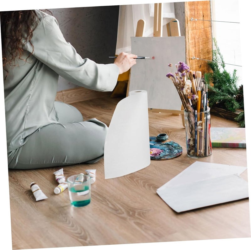 BATHVEVE 1Roll Thickened Xuan Paper for Painting and Calligraphy for Adults Versatile Rice Paper for Brush Watercolor and Ink Use Seamless Design for Easy Cutting - Image 4