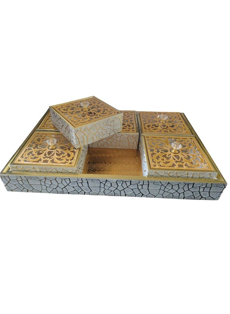 Spaceshoop 6 Premium Multi Purpose Fruit and Snack Storage Containers with Tray - Image 2