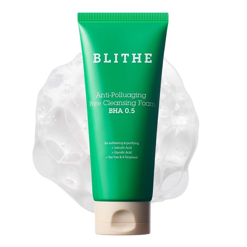 BLITHE AHA BHA Cleanser - Deep Pore Cleanser and Pore Minimizer, Exfoliant for Face, For Clogged Pores, 5.07 Fl Oz - Image 1
