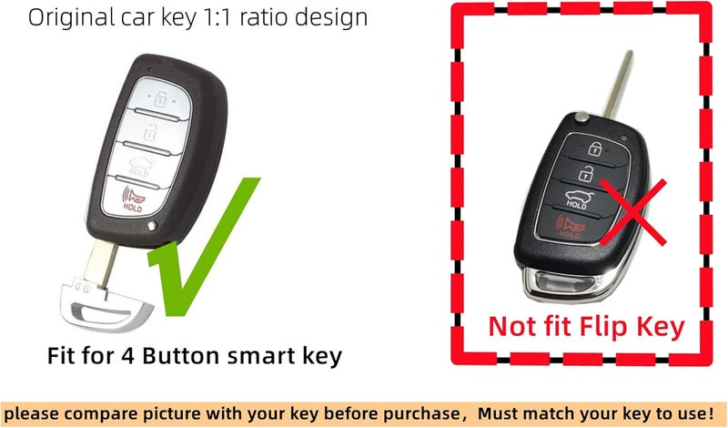 REPROTECTING Silicone Rubber Key Fob Cover for Hyundai - Image 3