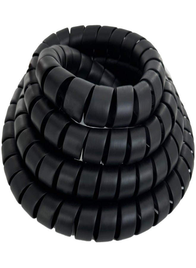 JIAXLTD Spiral Wrap Hose Cable Protector Safe Spiral Pre Cut Spiral Wrap 1.58" OD x 12' Pre-Cut Lengths Avoid Wear and Extend Hose Life Hydraulic Pneumatic Hoses Widely - Image 1