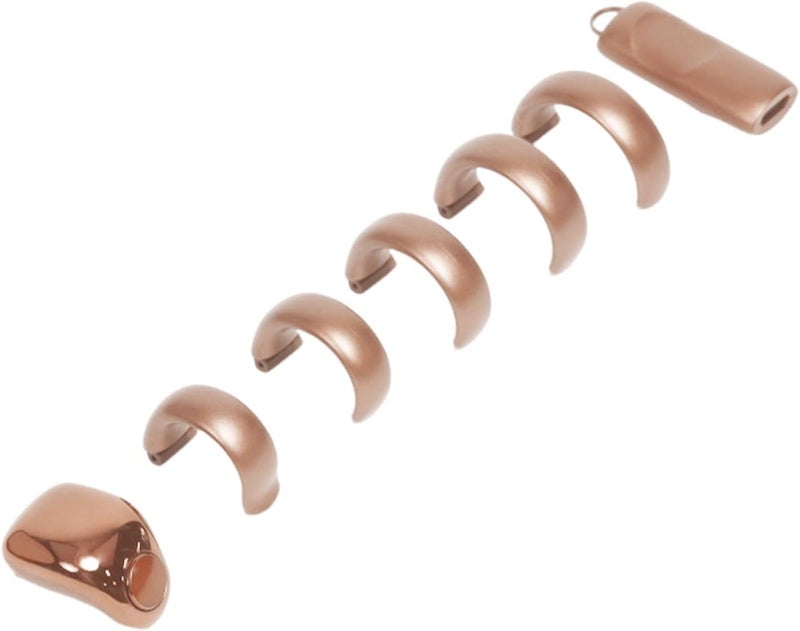 Smart Ring,Smart tasbih ring,Muslim Prayer,Counter,Prayer timing reminder,OLED display,IPX67 Waterproof,battery life can be up to 20 days,5 interchangeable rings (Rose gold) - Image 2