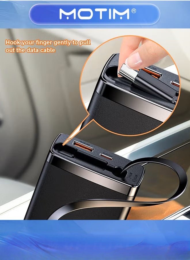 Motim Retractable Car Chargers 3 in 1 Quick Charge Adapter for Smartphone Tablet and Other Electronic Devices  - Image 5