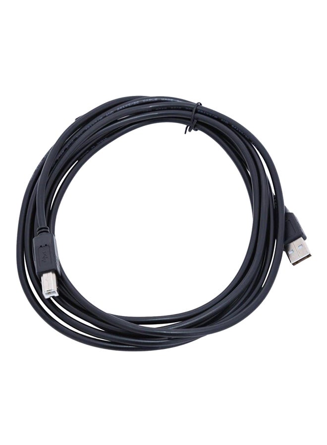 3 Meter USB Printer Cable 2.0 black - Image 1