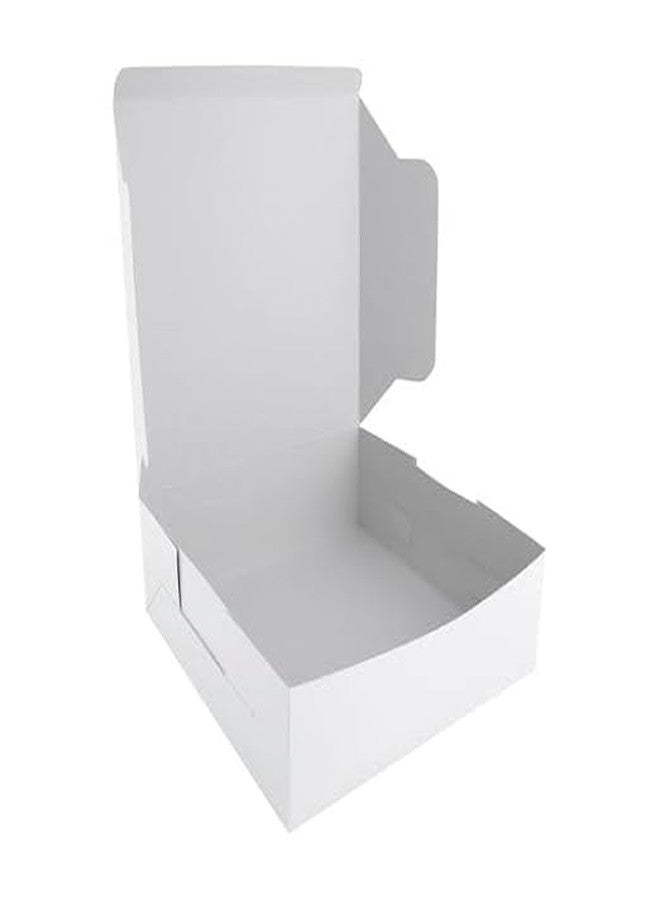 YNK White Cake Box 1kg (10x10x5) white - Pack of 25 - Image 4