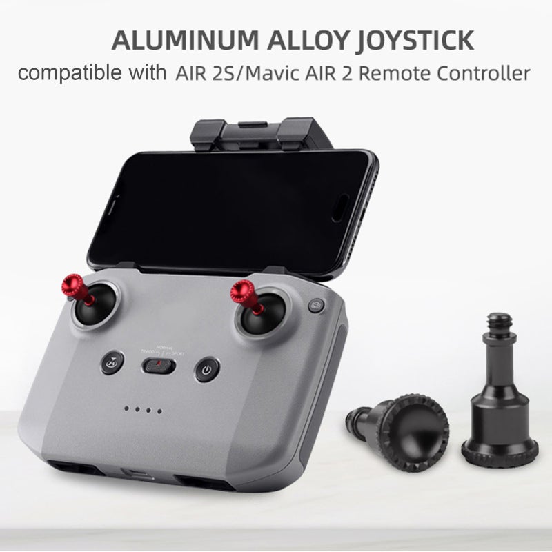 Remote Control Joystick Stick Compatible With DJI Air 2S Mavic Air 2 - Red PVC Waterproof Bag For Mavic 2 Mavic Pro Spark Phantom Inspire Series - Image 3