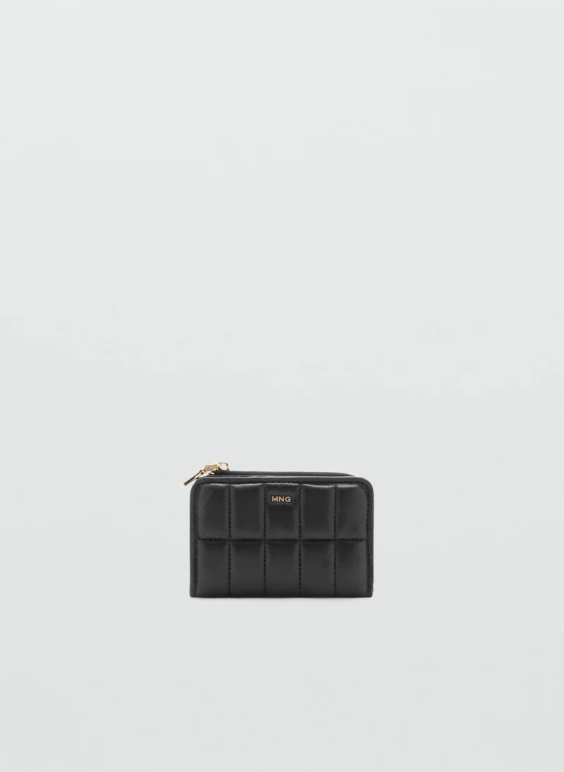 مانجو Casual Quilted Flap Wallet