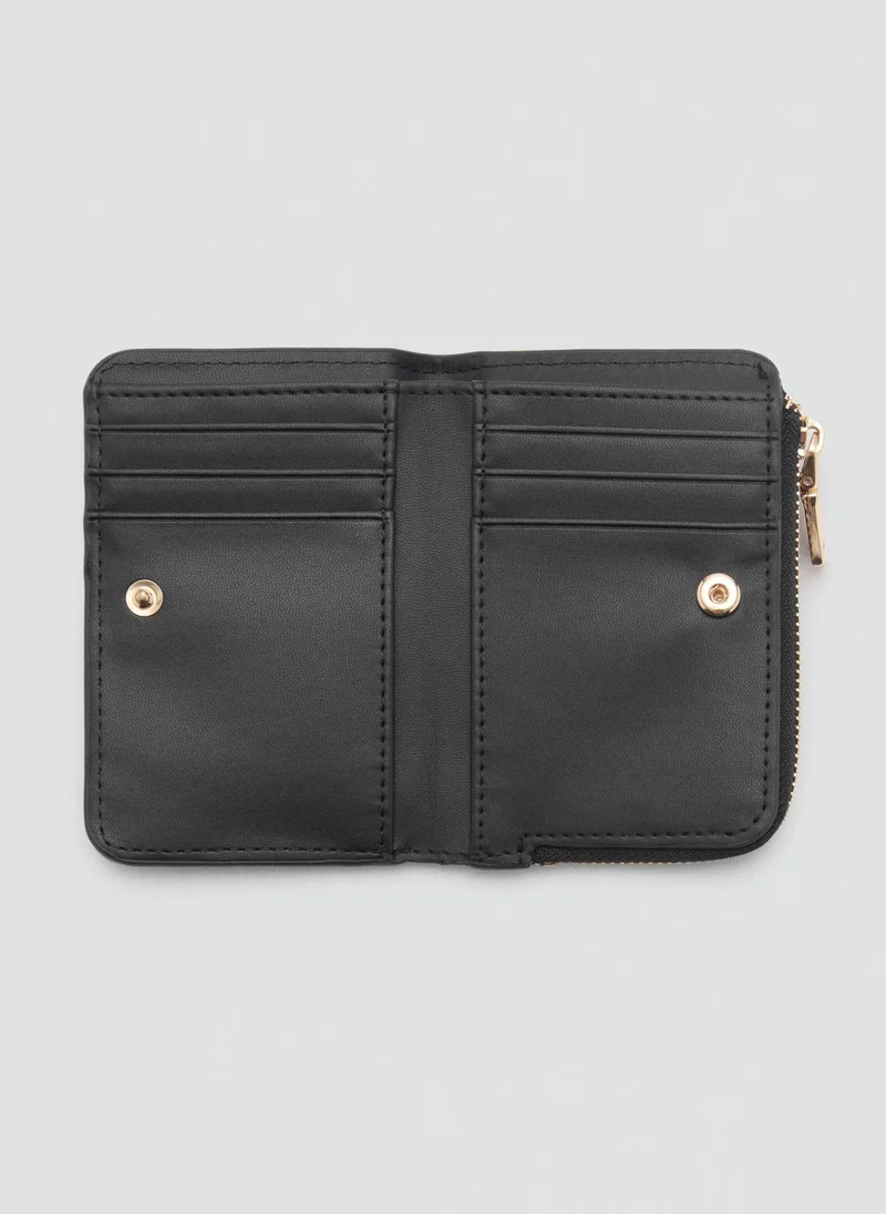 مانجو Casual Quilted Flap Wallet