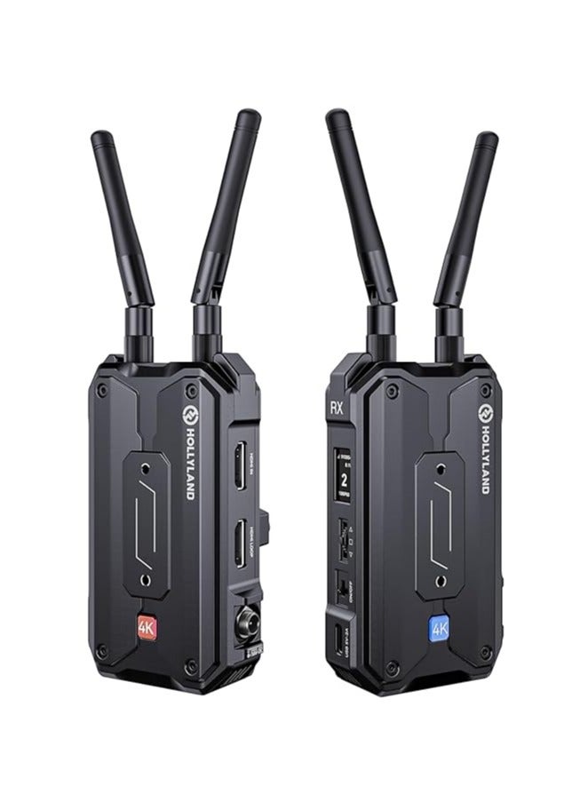 هولي لاند Hollyland Pyro H Wireless HDMI Video Transmission System, Auto Dual-Band Hopping, 4K30/1080p60 1300ft Los Range 60ms Latency, Smart Channel Scan, Up to 4 Receiver, UVC Live Stream (1TX+1RX) - Image 1