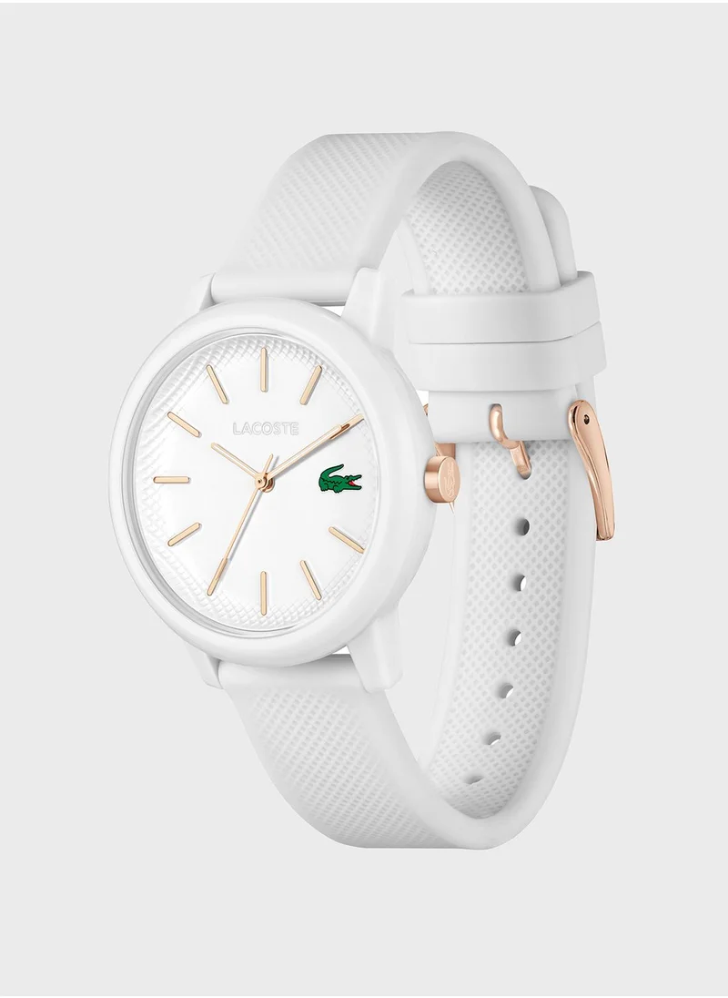 LACOSTE Ladies 12.12 Pu Strap Analog Watch
