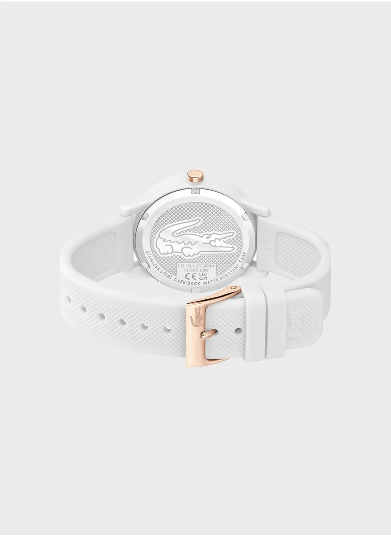 LACOSTE Ladies 12.12 Pu Strap Analog Watch