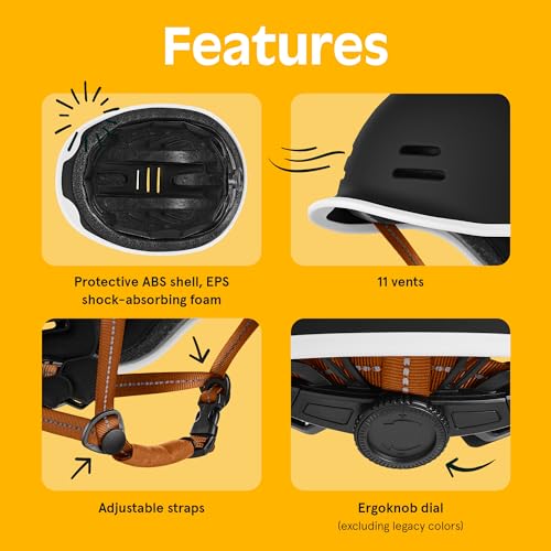 Retrospec Remi Adult Bike Helmet for Men & Women - Bicycle Helmet for Commuting, Road Biking, Skating with Adjustable Ergo Knob Dial, Large 59-62cm - Image 4