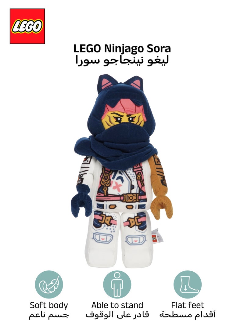LEGO Manhattan Toys LEGO Ninjago Sora Plush Character Toy, Soft Collectible Ninja Doll for Kids, Bedroom Decor, Gift for Boys & Girls, Stuffed Figure, 35.6 cm - Image 1