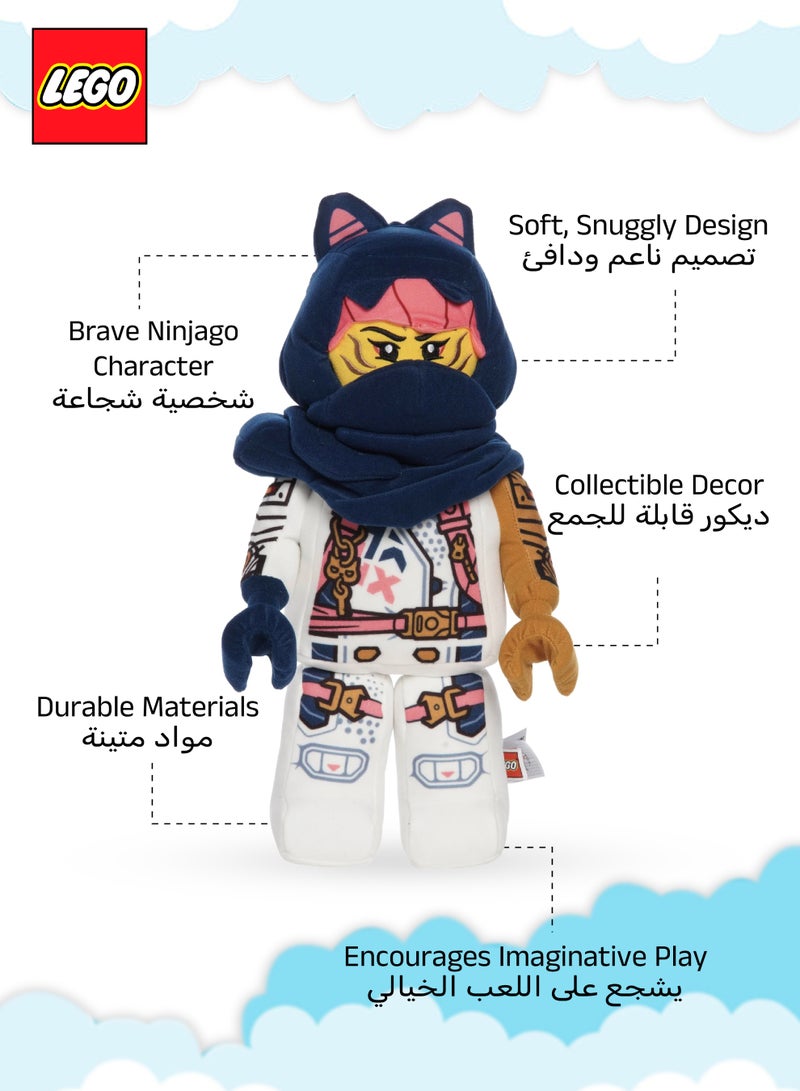 LEGO Manhattan Toys LEGO Ninjago Sora Plush Character Toy, Soft Collectible Ninja Doll for Kids, Bedroom Decor, Gift for Boys & Girls, Stuffed Figure, 35.6 cm - Image 3