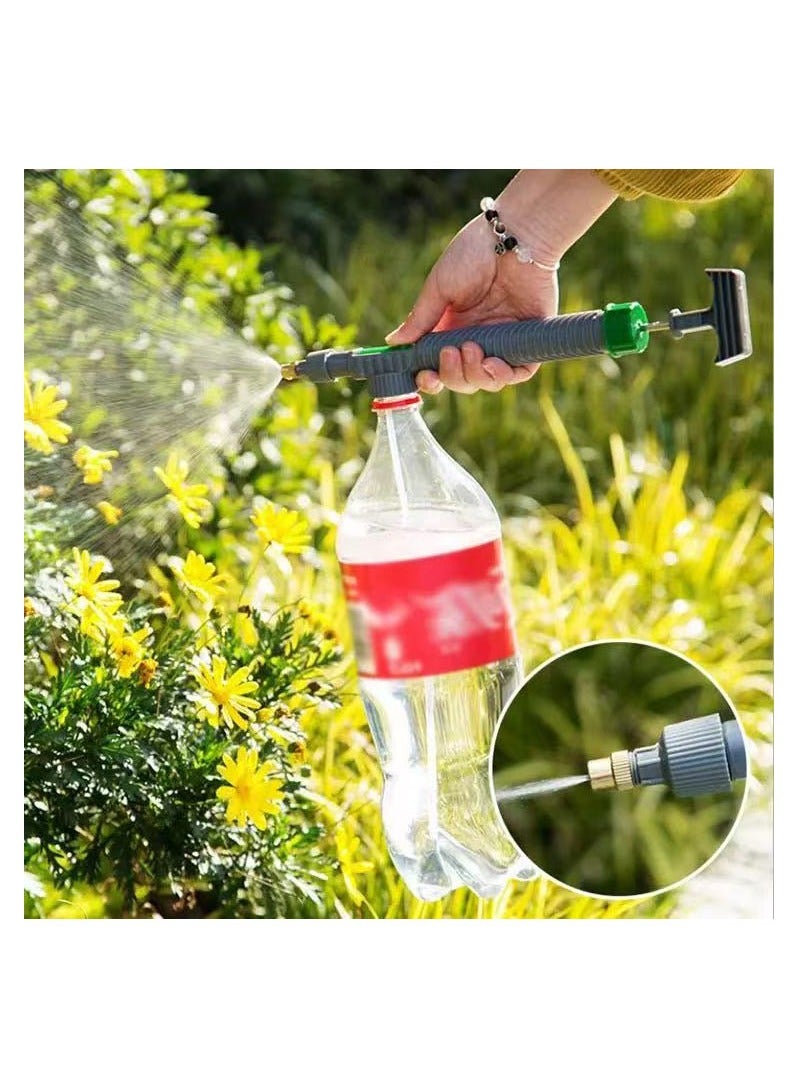 جيماتور سقي ضغط زجاجة الماء الماء يمكن رش زجاجة زجاجة الرأس بقضيب قضيب سقي يدوي زهرة سقي البخاخ - Image 3