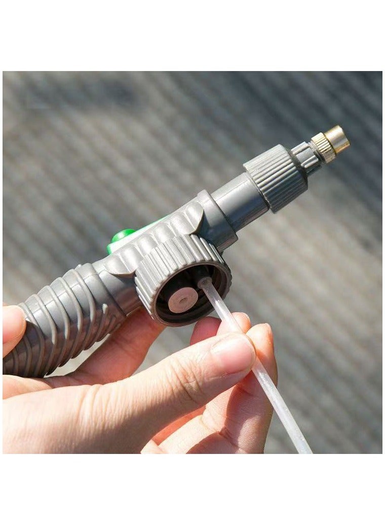 جيماتور سقي ضغط زجاجة الماء الماء يمكن رش زجاجة زجاجة الرأس بقضيب قضيب سقي يدوي زهرة سقي البخاخ - Image 4