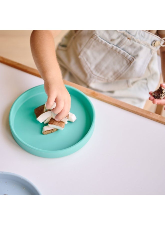 Minikoioi Basics Plate - Aqua Green - Image 1